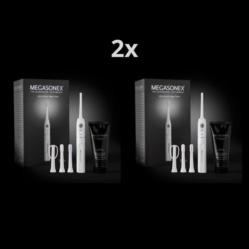 Megasonex ultrazvuk ALL In Set (zubná kefka, čistič jazyka, zubná pasta)