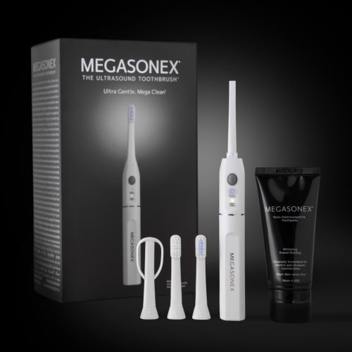 Megasonex ultrazvuk ALL In Set (zubná kefka, čistič jazyka, zubná pasta)